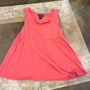 Polo jeans Company sleeveless tunic in a coral color